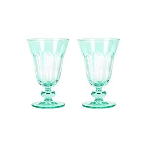 Sur Madam Rialto Glass Tulip Set/2, Menthe